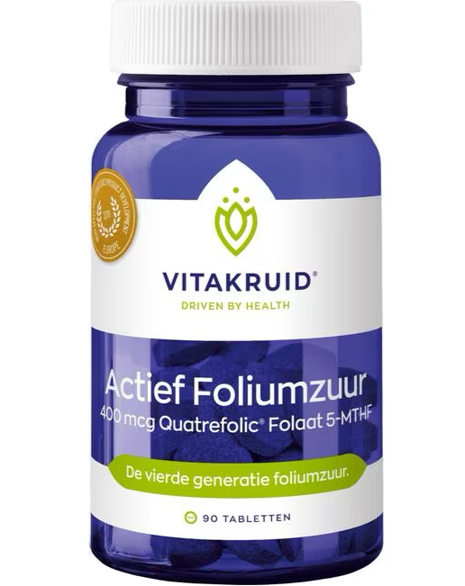 Vitakruid Actief Foliumzuur 400mcg 90 tabletten
