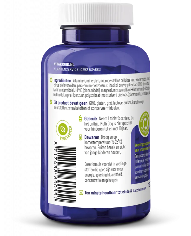 Vitakruid Multi dag 90 tabletten
