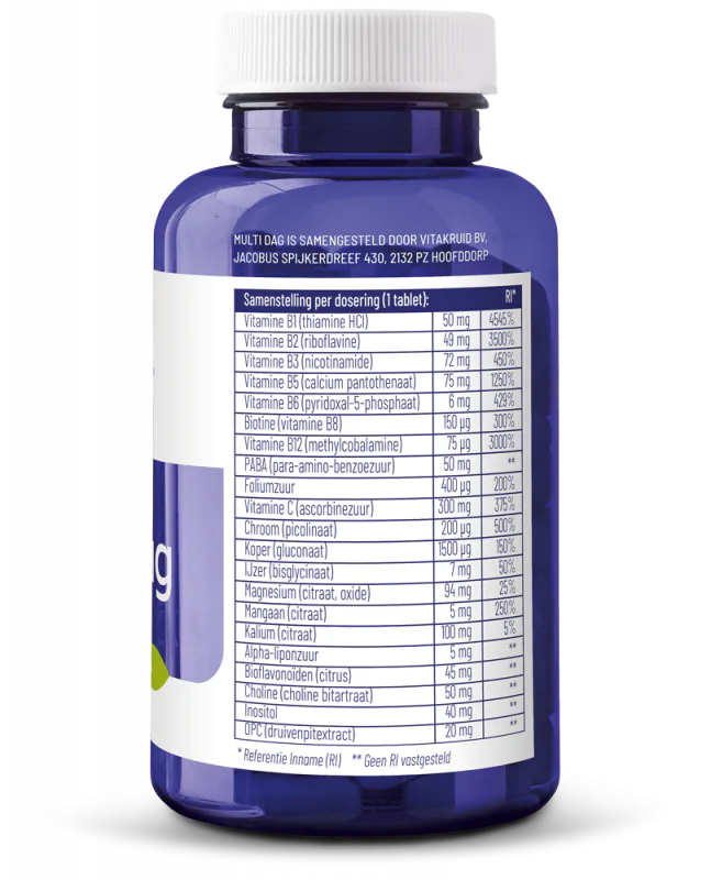 Vitakruid Multi dag 90 tabletten