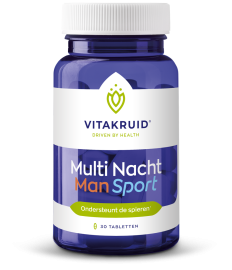 Vitakruid Multi nacht man sport 30 tabletten