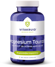 Vitakruid Magnesium tauraat met P-5-P 180 vegetarische capsules