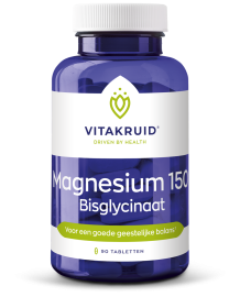 Vitakruid Magnesium 150 bisglycinaat 90 tabletten