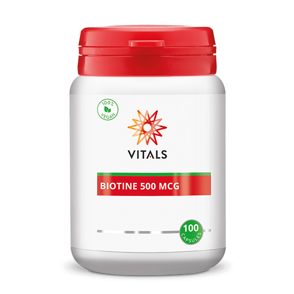 VITALS BIOTINE 500 MCG 100 CAPSULES
VITAMINE B8
