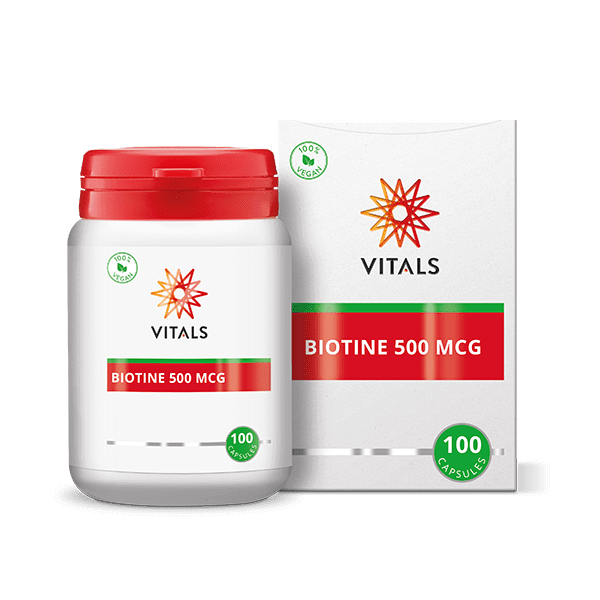 VITALS BIOTINE 500 MCG 100 CAPSULES
VITAMINE B8