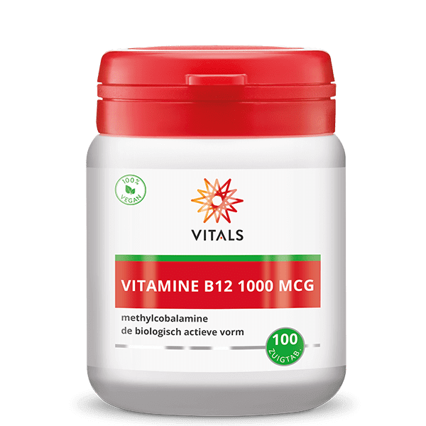 VITALS VITAMIN B12 1000 MCG 100 LAKTOSE TABLETTEN