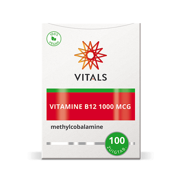VITALS VITAMIN B12 1000 MCG 100 LAKTOSE TABLETTEN