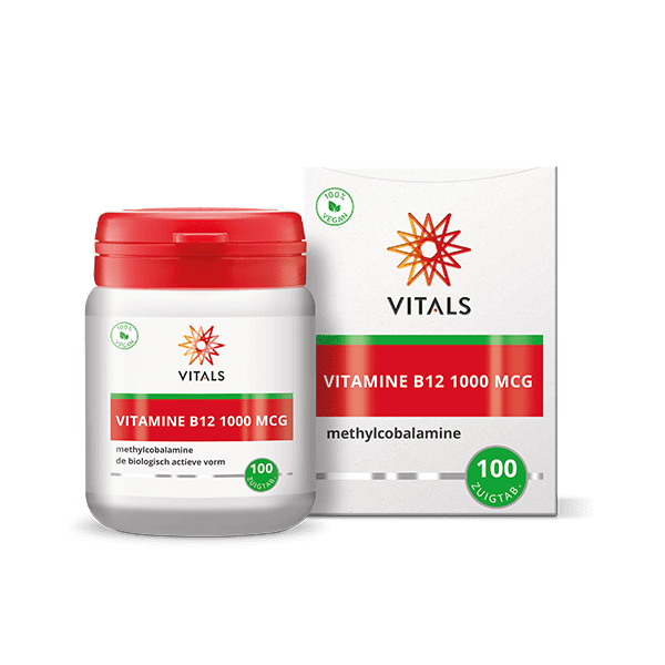 VITALS VITAMIN B12 1000 MCG 100 LAKTOSE TABLETTEN