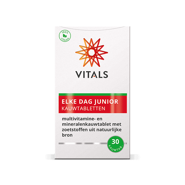 VITALS ELKE DAG JUNIOR 30 KAUWTABLETTEN