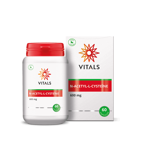 VITALS N-ACETYL-L-CYSTEÏNE 60 CAPSULES