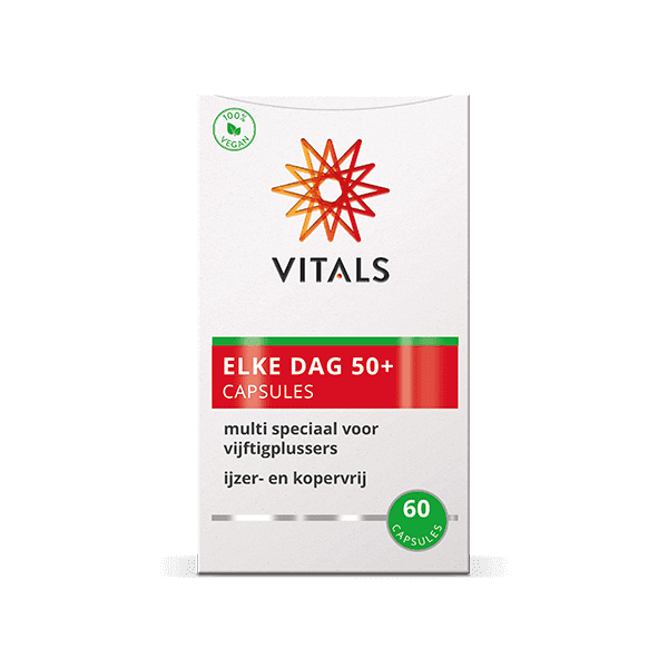 VITALS ELKE DAG 50+ CAPSULES 60 CAPSULES