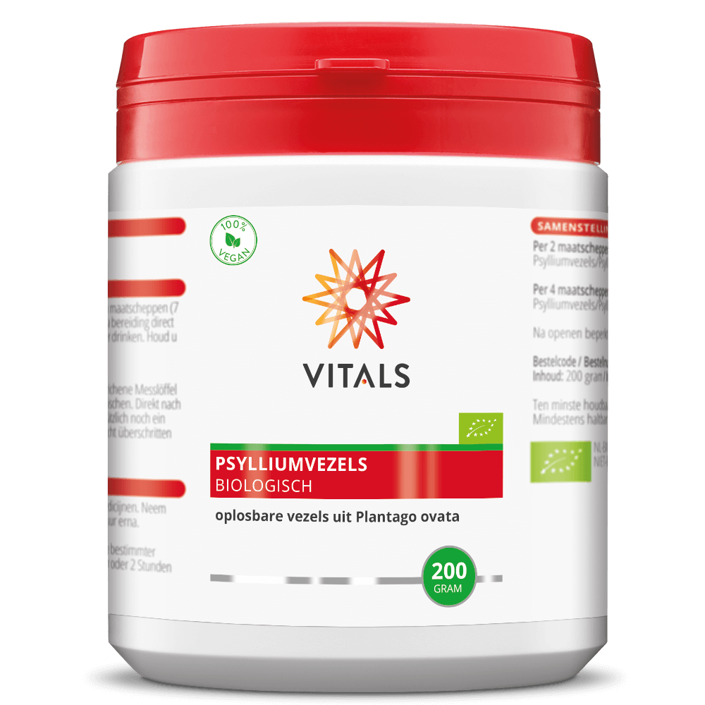 VITALS PSYLLIUMVEZELS BIOLOGISCH 200 GRAM