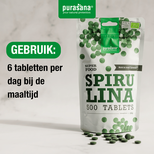 Purasana Spirulina 500 Tabletten Bio