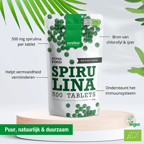 Purasana Spirulina 500 Tabletten Bio
