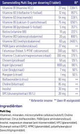 Vitakruid Multi dag 30 tabletten