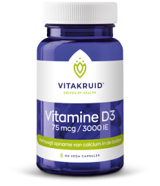 Vitakruid Vitamin D3 75 mcg / 3000 IE 60 vegetarische Kapseln