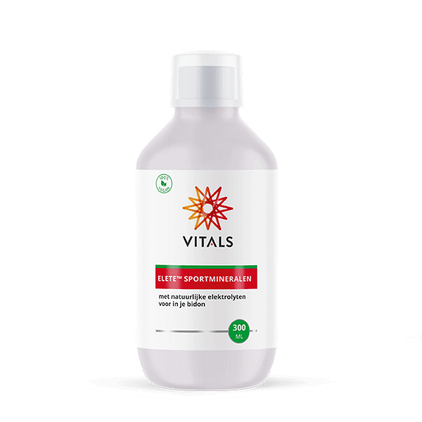 VITALS ELETE™ SPORTMINERALEN 300 ML
MET NATUURLIJKE ELEKTROLYTEN VOOR IN DE BIDON VAN SPORTERS