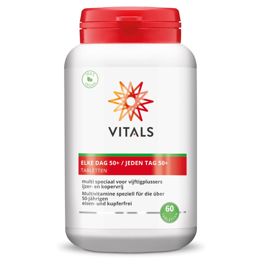 VITALS ELKE DAG 50+ TABLETTEN 60 TABLETTEN