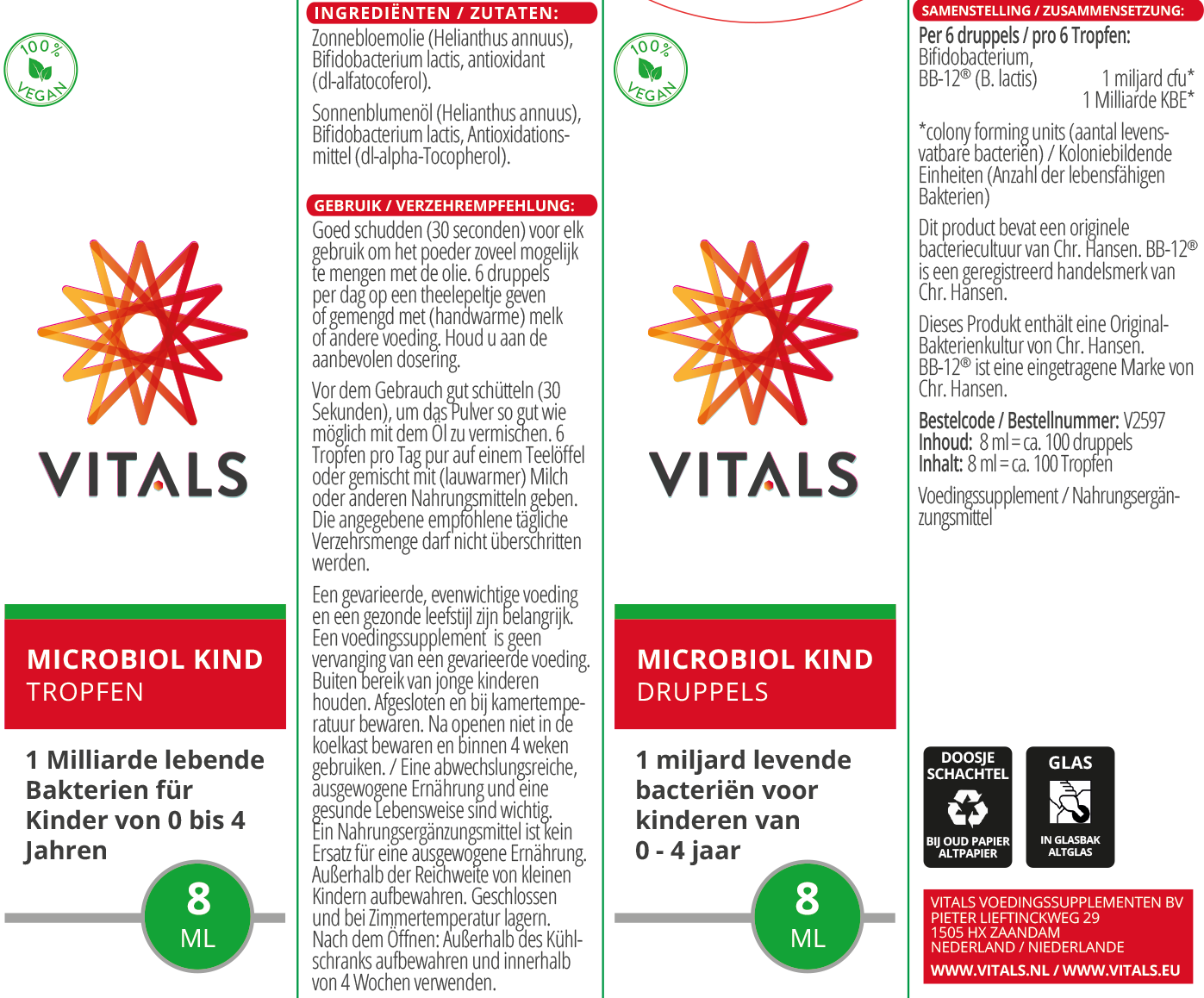 VITALS MICROBIOL KINDERTROPFEN 16 TAGESDOSEN