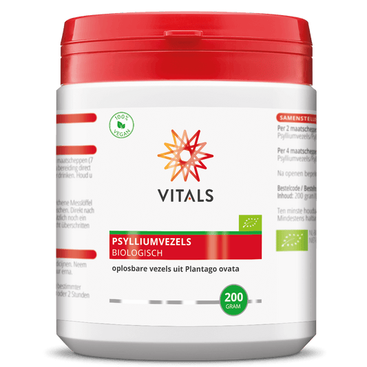 VITALS PSYLLIUMVEZELS BIOLOGISCH 200 GRAM