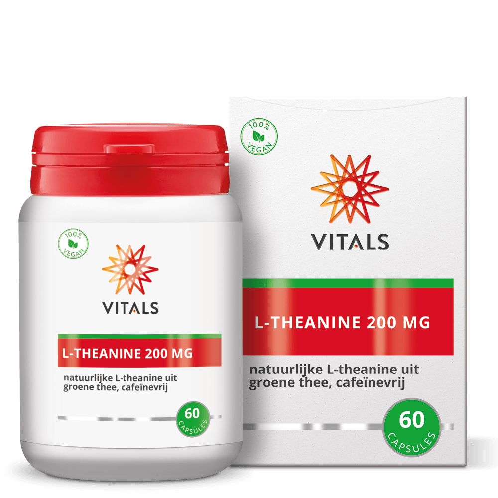 VITALS L-THEANINE 200 MG 60 CAPSULES