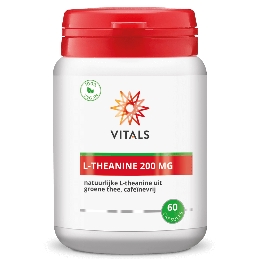 VITALS L-THEANINE 200 MG 60 CAPSULES