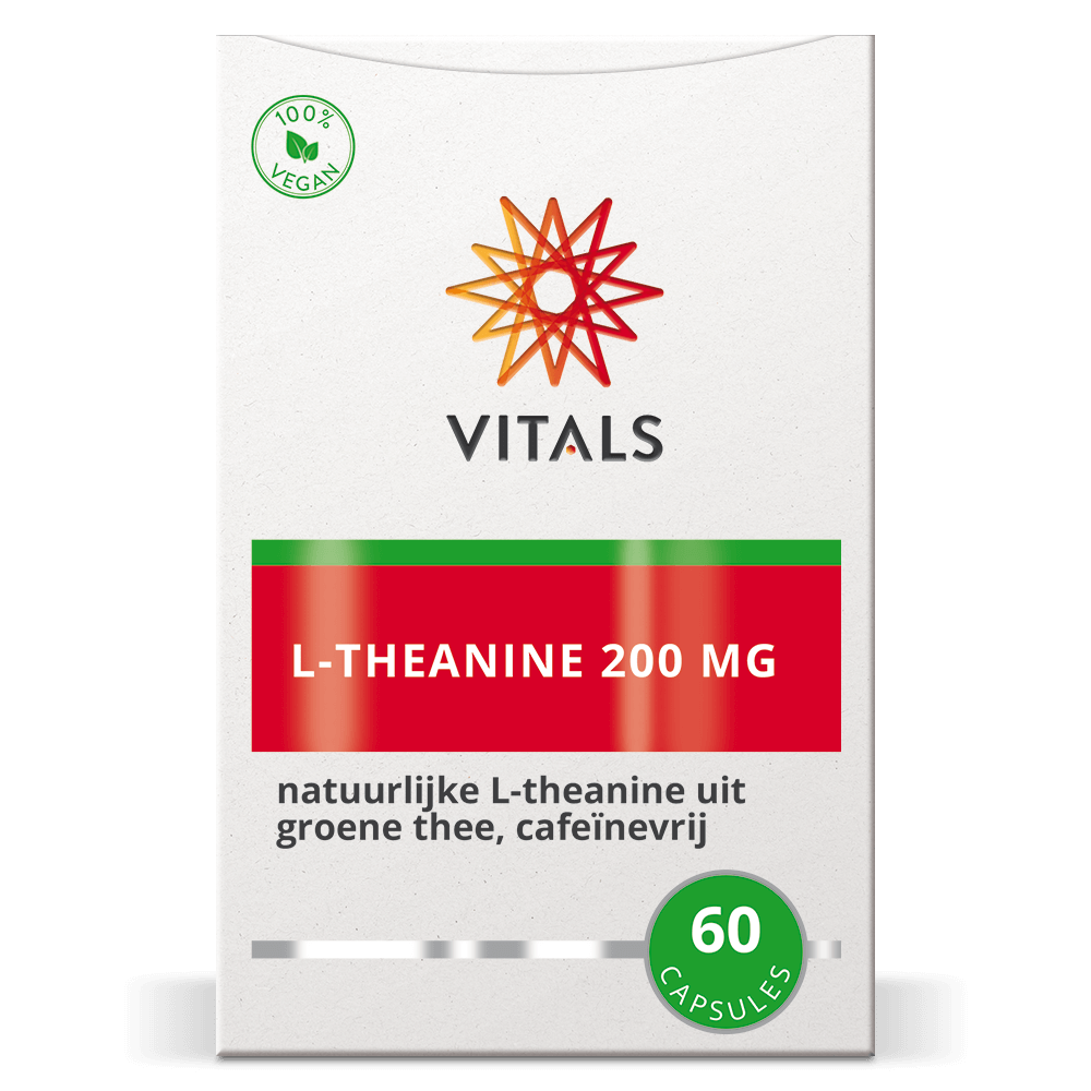 VITALS L-THEANINE 200 MG 60 CAPSULES